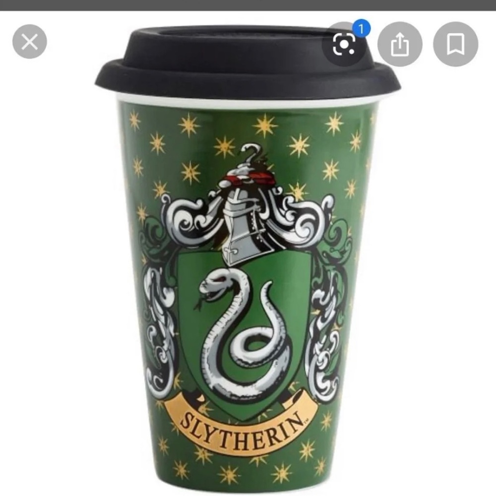 Pottery Barn Harry Potter Slytherin mug